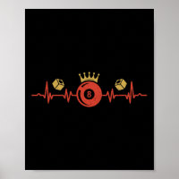 Billard Heartbeat 8 Ball Pool Player Billiard Sh
