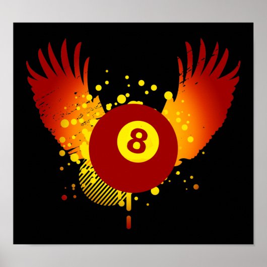 Poster billard hi-fi (Devant)