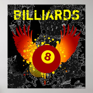 Poster billard hi-fi