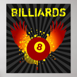 Poster billard hi-fi