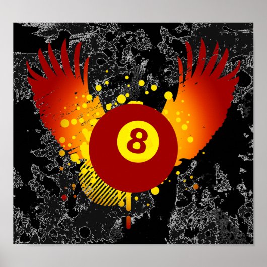 Poster billard hi-fi (Devant)