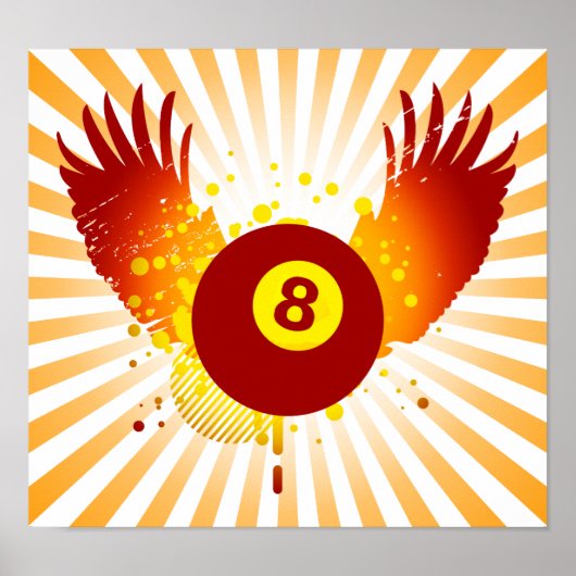 Poster billard hi-fi (Devant)