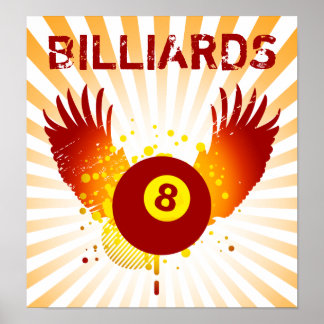Poster billard hi-fi