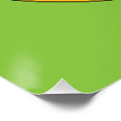 Poster Billard jaune numéro un (Coin)