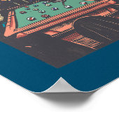 Poster Billard Lion Big Cats Tiger Pool Jeu (Coin)