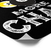 Poster Billard - Moins Parler Plus De Chaleur (Coin)