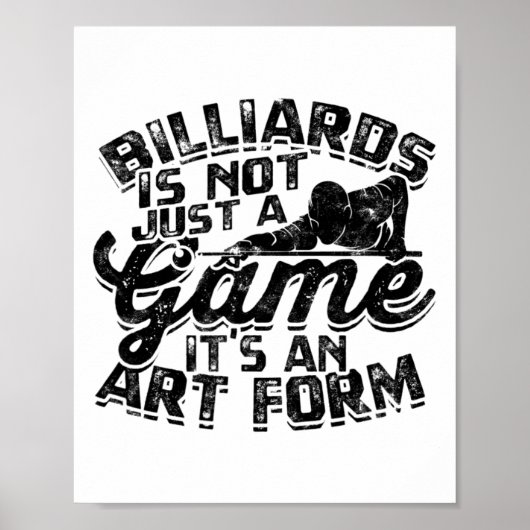 Poster Billard N'Est Pas Seulement Un Jeu (Devant)
