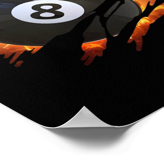 Poster Billard S Men 8 Ll Pool S Pool League (Coin)