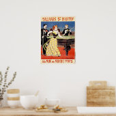 Poster Billard St. Martins, Paris (Cuisine)