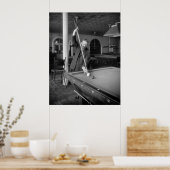 Poster Billard Trick Shot, début des années 1900 (Cuisine)