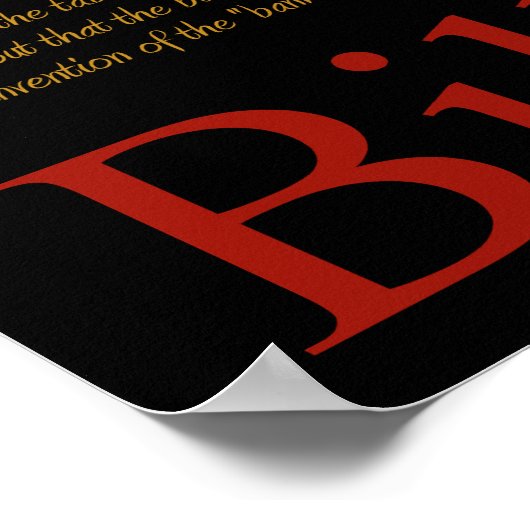 Poster Billards (Coin)