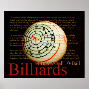 Poster Billards