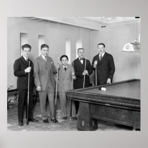 Poster Billards : 1927