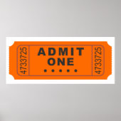 Poster Billet cinéma (Devant)