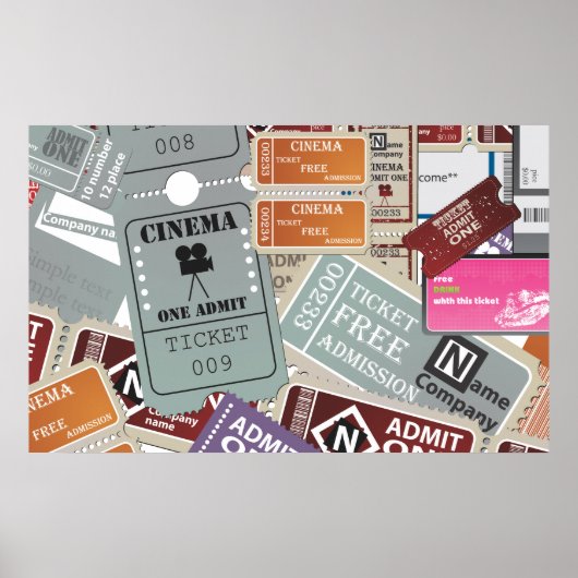 Poster Billet cinéma (Devant)