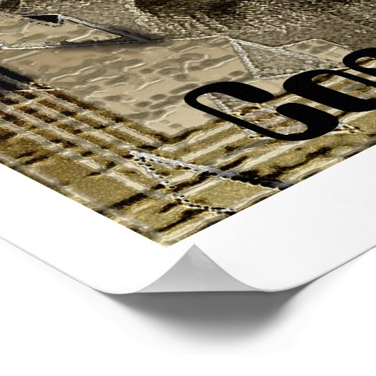 Poster Billet Congo (Coin)