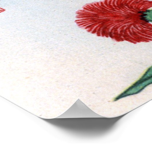 Poster Billet croisé sur un chardon, Hokusai (Coin)