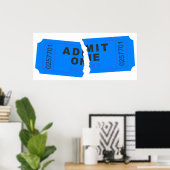 Poster Billet déchu (Bureau à domicile)