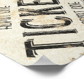 Poster Billet vidéo vintage (Coin)