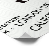 Poster Billets avion (Coin)