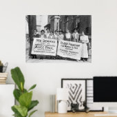 Poster Billets de suffrage pour femmes : 1917 (Bureau à domicile)