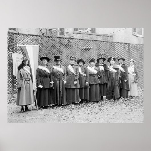 Poster Billets Suffragette : 1917 (Devant)