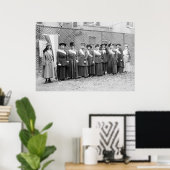 Poster Billets Suffragette : 1917 (Bureau à domicile)