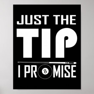 Poster Billiard Billiard Stick Chemise Juste Le Conseil I