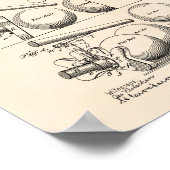 Poster Billiard Bridge 1910 Patent Art - Old Peper (Coin)