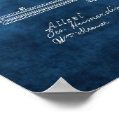 Poster Billiards Brevet Art no 7 Salle de billard (Coin)