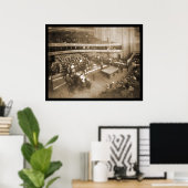 Poster Billiards Chicago IL Photo 1906 (Bureau à domicile)