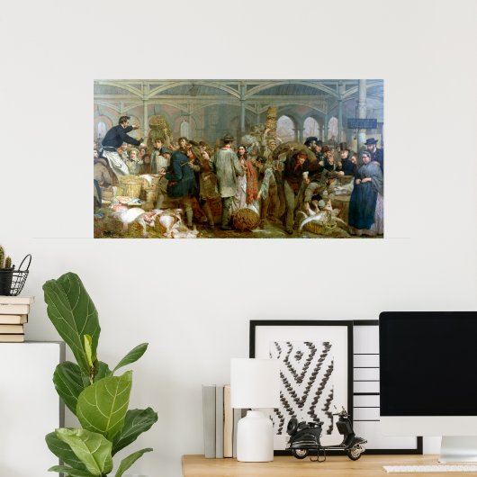 Poster Billingsgate Fish Market (Bureau à domicile)