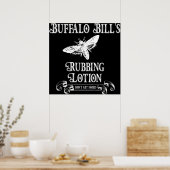 Poster Bills de Buffalo Lotion de frottement (Cuisine)