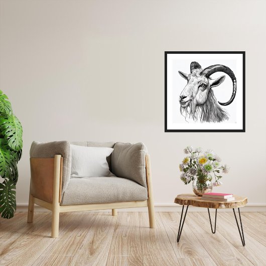Poster Billy Goat - Art Print