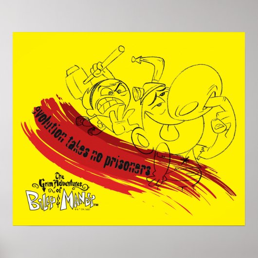 Poster Billy & Mandy - L'évolution ne prend pas de prison (Devant)