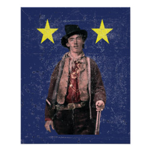 Poster Billy the Kid Outlaw 🔥 Western USA Gunfighter