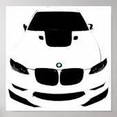 Poster ~Bimmer~ POP ART AUTO POSTER, CUSTOMISEZ-LE ! (Devant)