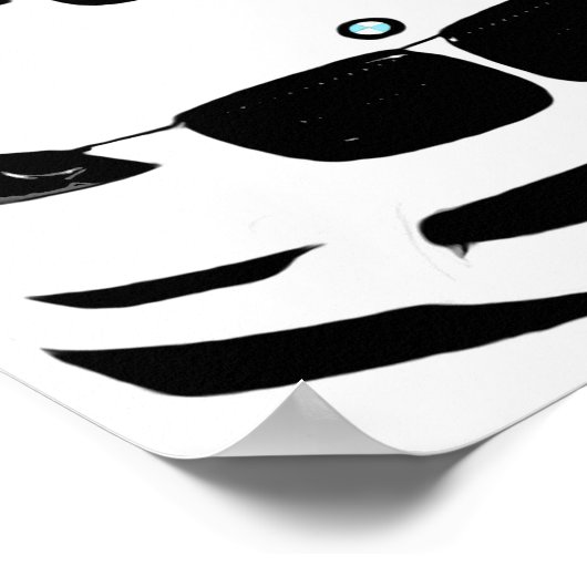 Poster ~Bimmer~ POP ART AUTO POSTER, CUSTOMISEZ-LE ! (Coin)