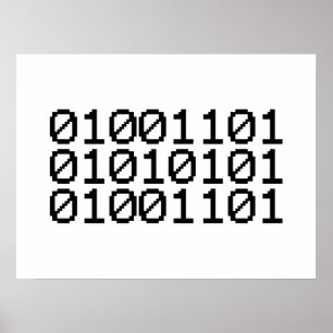POSTER BINARY MUM