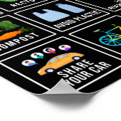 Poster Bingo de l'action climatique Jour des terres du ch (Coin)