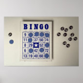 Poster Bingo jeu de hasard (Devant)