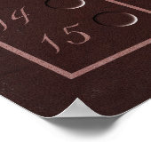 Poster Bingo Scoreboard 75 - Jeux de gravité zéro (2,5 po (Coin)