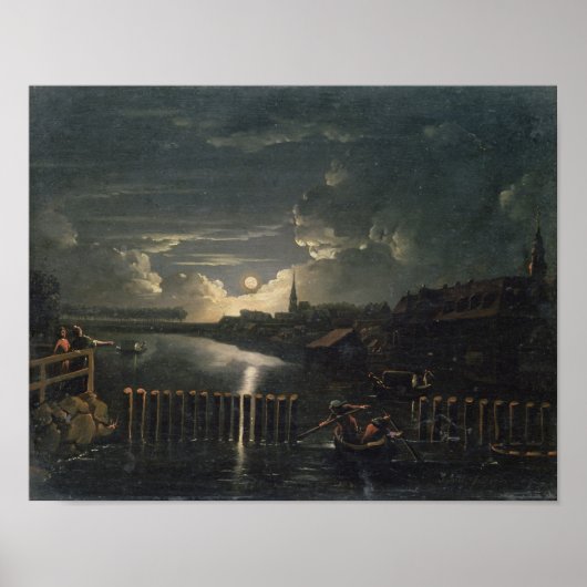 Poster Binnenalster, 1764 (Devant)