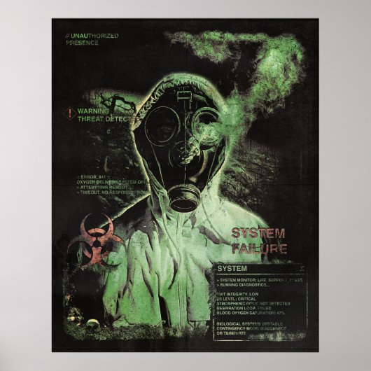 Poster Bio-Déchets - Technique-Dystopique (Devant)
