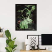 Poster Bio-Déchets - Technique-Dystopique (Bureau à domicile)