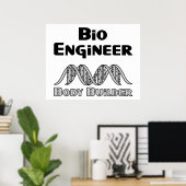 Poster Bio Engineer Body Builder (Bureau à domicile)
