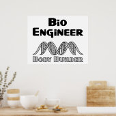 Poster Bio Engineer Body Builder (Cuisine)