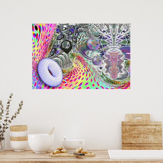 Poster Bio-Logical-Donut (Cuisine)