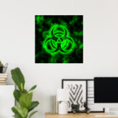 Poster Biodangerosité verte (Bureau à domicile)