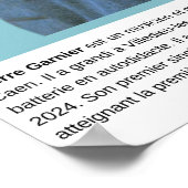 Poster Biography Pierre Garnier - Star Academy (Hoek)